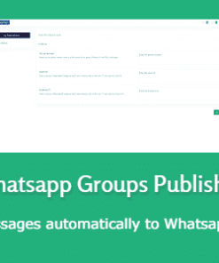 Whatsapp Groups Publisher - send and receive messages