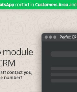 WhatsApp module for Perfex CRM - Support your clients and staff members through WhatsApp chat