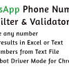 WhatsApp Phone Numbers Filter & Validator