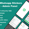 Whatsapp Telegram Signal Stickers and Animated Stickers - Admin Panel