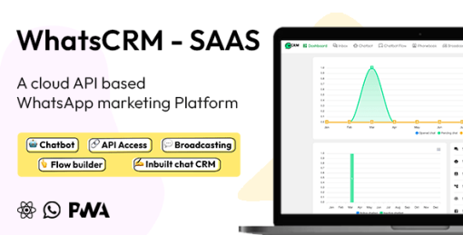 WhatsCRM - Chatbot, Flow Builder, API Access, WhatsApp CRM SAAS System