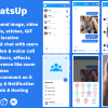 WhatsUp - WhatsApp Clone Chat Groups Video & Audio Call Zoom Watch Party Chatting Social Network App