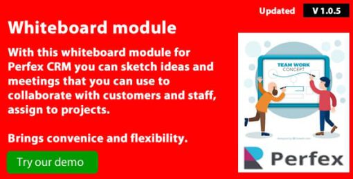 Whiteboard module 1.0.4 for Perfex CRM