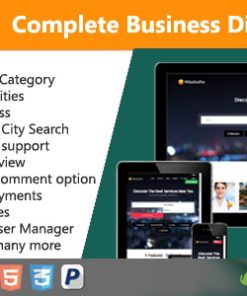 Whizbiz Pro - Complete Business Directory Script