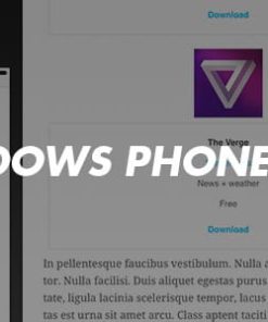 Windows Phone Box - App Review Boxes for WordPress