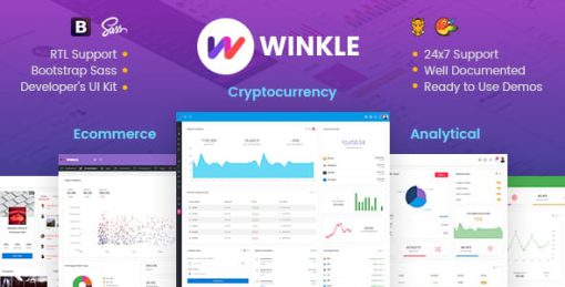 Winkle - Responsive Bootstrap Admin & Powerful UI Kit