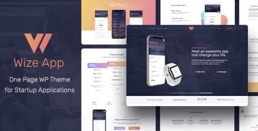 WizeApp - One Page App Landing