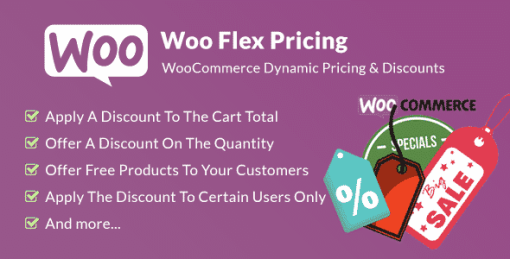 Woo Flex Pricing - WooCommerce Dynamic Pricing & Discounts