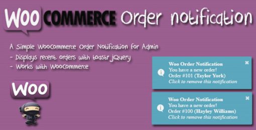 Woo Order Notification (WordPress Plugin)