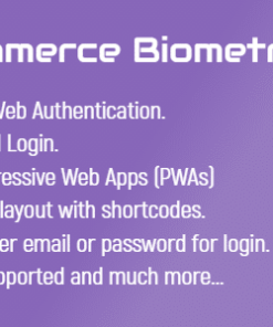 WooCommerce Biometric Login | Web Authentication (WebAuthn)