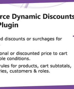 WooCommerce Cart Price - Discounts & Extra Fees Plugin