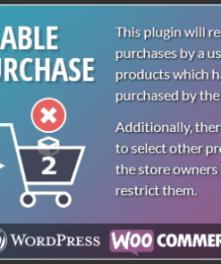 Woocommerce Disable Repeat Purchase