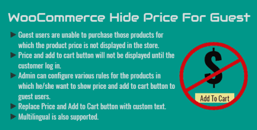 WooCommerce Hide Price For Guest | Hide Until Login