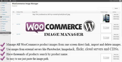 WooCommerce Image Manager