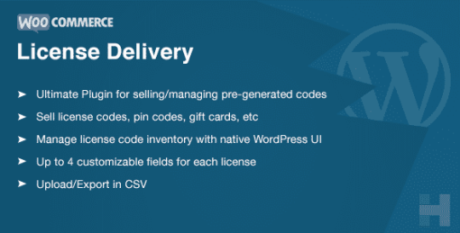 WooCommerce License Delivery & Management