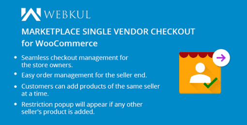 WooCommerce Marketplace Single Seller Checkout