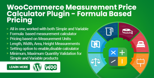 WooCommerce Measurement Price Calculator Plugin, Formula Based Pricing - Unit Pricing