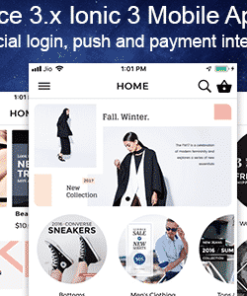 Woocommerce Mobile App Premium Theme Ionic 3