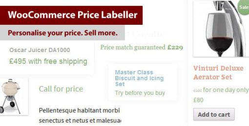 WooCommerce Price Labeller