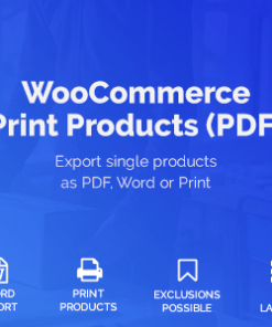 WooCommerce Print Products (PDF)