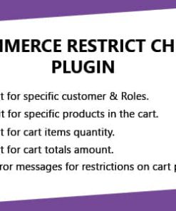 WooCommerce Restrict Checkout Plugin