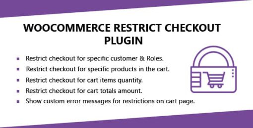 WooCommerce Restrict Checkout Plugin