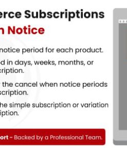 WooCommerce Subscriptions Cancellation Notice