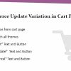 WooCommerce Update Variations in Cart Plugin