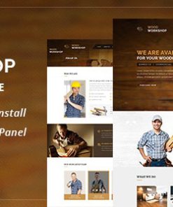 Wood Workshop - Carpenter and Craftsman WordPress theme