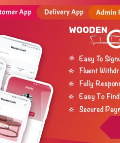 WoodenCraft -Furniture eCommerce Flutter Mobile App with Admin Panel Single Vendor