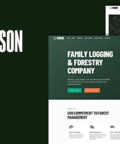 Woodson - Forestry & Logging WordPress Theme