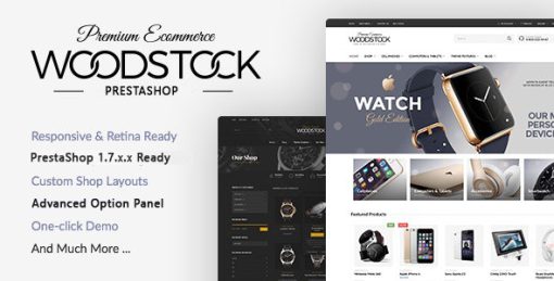 Woodstock - Electronics Store PrestaShop Theme