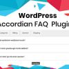 WordPress Accordian FAQ Plugin