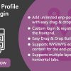 WordPress Profile Builder Plugin