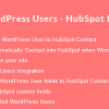 WordPress Users - HubSpot Integration