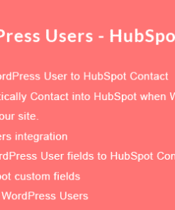 WordPress Users - HubSpot Integration