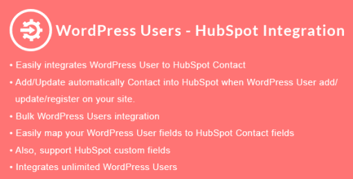 WordPress Users - HubSpot Integration