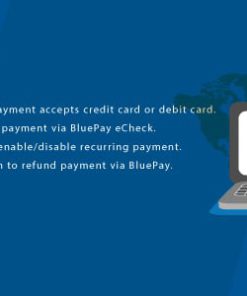 Wordpress WooCommerce Bluepay CC & ACH Payment Gateway