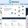 Workoo - Job Board & Freelancer Marketplace  HTML Template