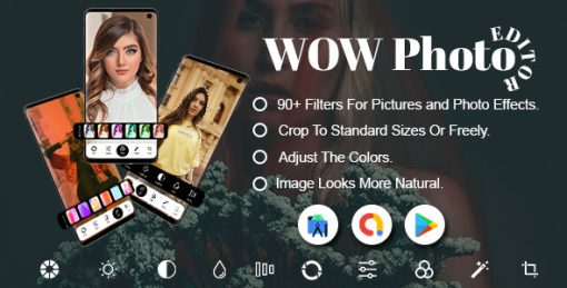 WOW Photo Editor - Photo Editing App - Wonder Photo Editing - Image Editor - Photo Filters - Admob