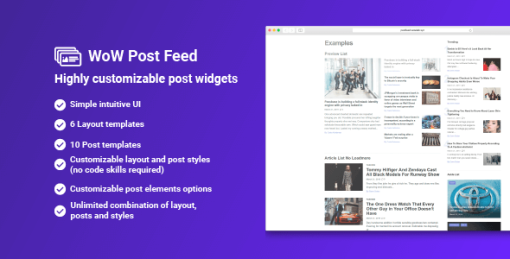 WoW Post Feed