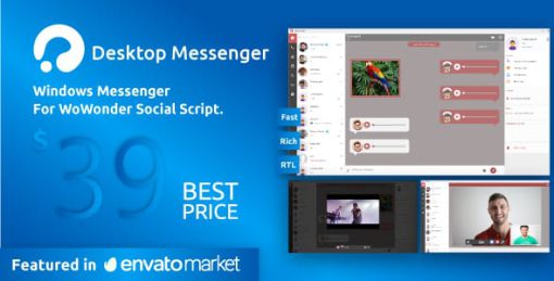 WoWonder Desktop - A Windows Messenger For WoWonder Social Script