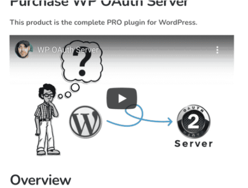 WP OAuth Server- Developer Level