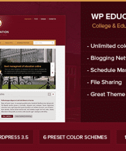 WP Education - Responsive, professional and powerful education theme