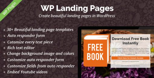 WP Landing Pages Pro - 30+ Landing Page Templates Included