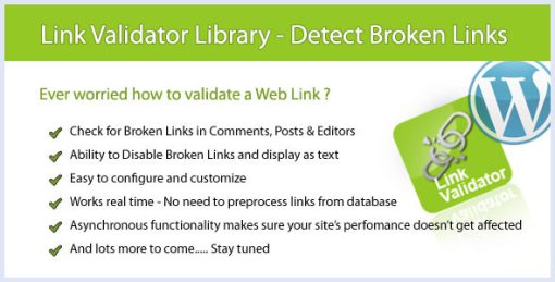 WP Link Validator - Detect Broken Links
