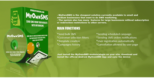 WP MyOwnSMS Notifications
