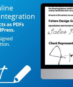 WP Online Contract PDF Print Integration