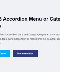 WPB Accordion Menu or Category PRO