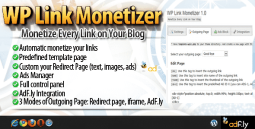 WPLM - Wordpress Link Monetizer
